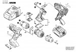 Bosch 3 601 H60 300 Gsr 18 V-Li Cordless Drill Driver 18 V / Eu Spare Parts
